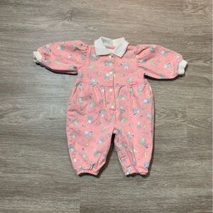 Vintage bunny Oshkosh bubble romper